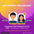 🏆 Weekly Yellow Cap Winners Announced! 🏆