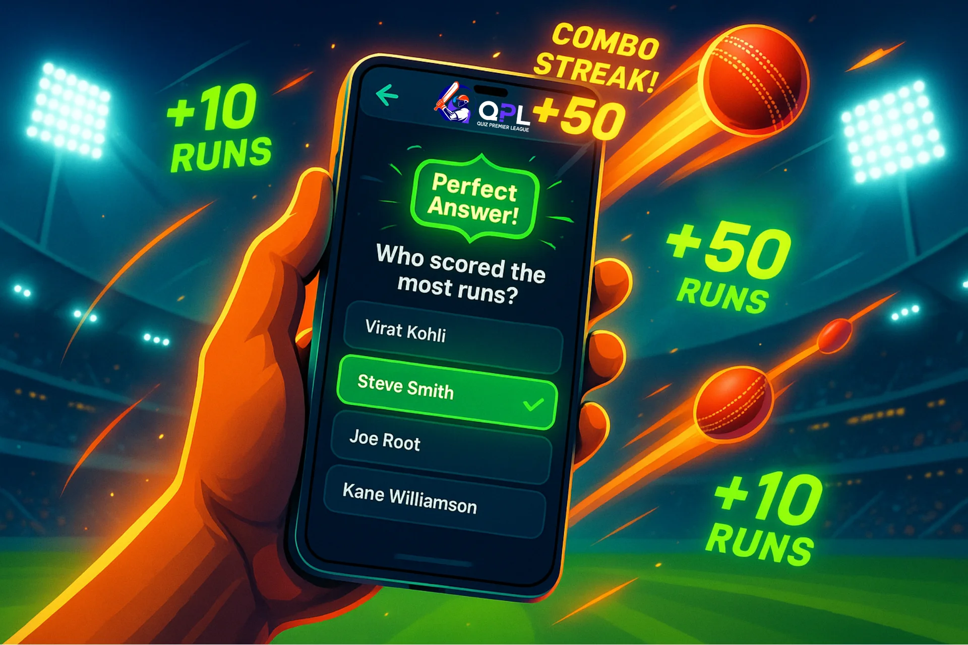 Featured image - cricket quizzes with answers